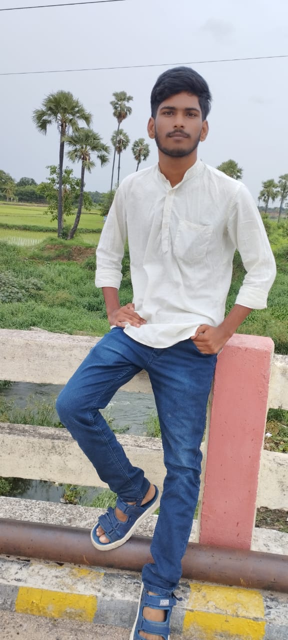Telangana Rural Bridge in White Kurta